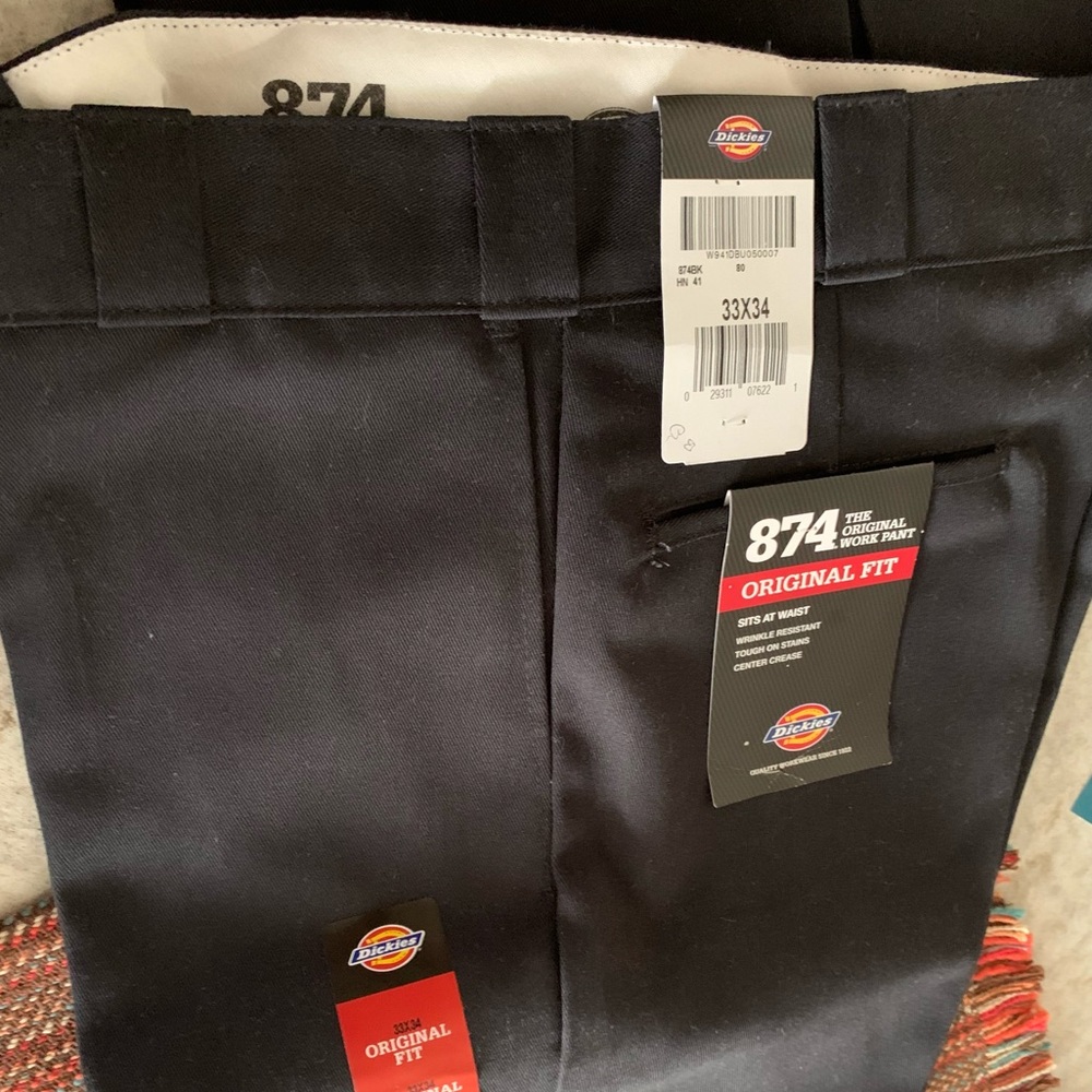 Brand NWT Dickies 874 Original Men’s Work pants 2 pair available